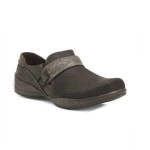 Clarks Suede Roseville Dot Comfort Shoes Black Combo Women's Size 7